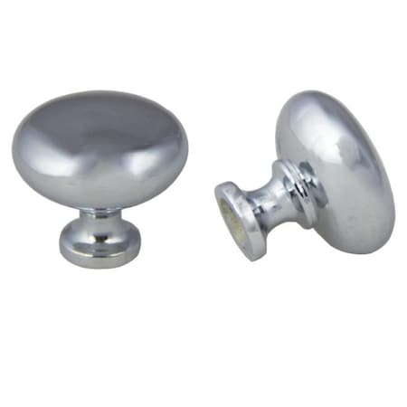Crown 1-1/2" Mushroom Cabinet Knob Polished Chrome Finish CHK81361PC
